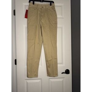 Vintage 512 Levi's Slim Fit Stretch Denim Jeans Tapered Leg 8 Tan New With Tags